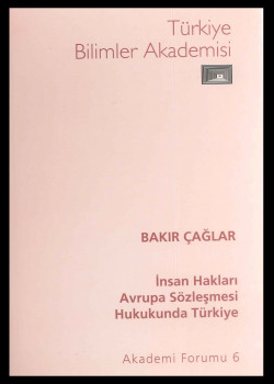 İnsan Hakları Avrupa Sözleşmesi Hukukunda Türkiye